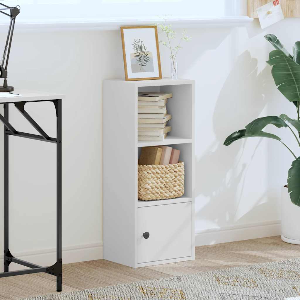 Bibliothèque blanc 31x24x77 cm bois d'ingénierie - XIOS