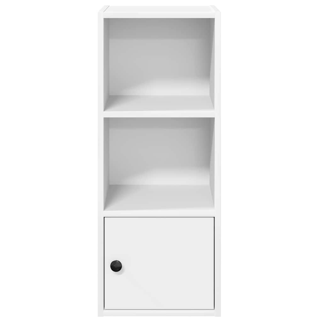 Bibliothèque blanc 31x24x77 cm bois d'ingénierie - XIOS