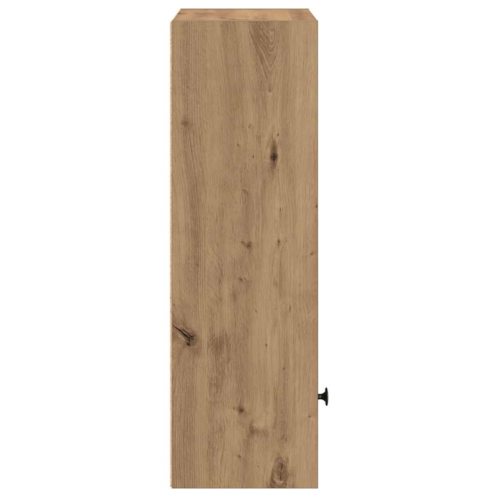 Bibliothèque chêne artisanal 31x24x77 cm bois d'ingénierie - XIOS