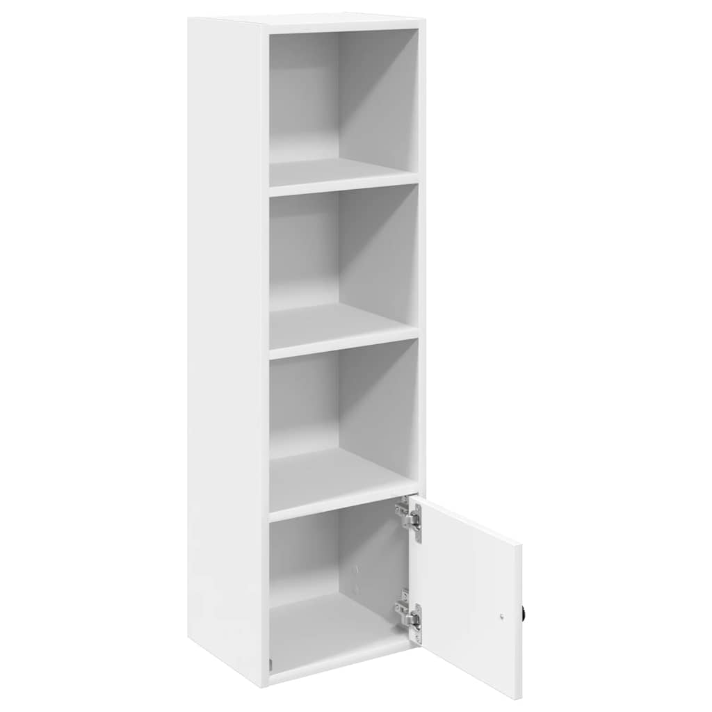 Bibliothèque blanc 31x24x102 cm bois d'ingénierie - XIOS