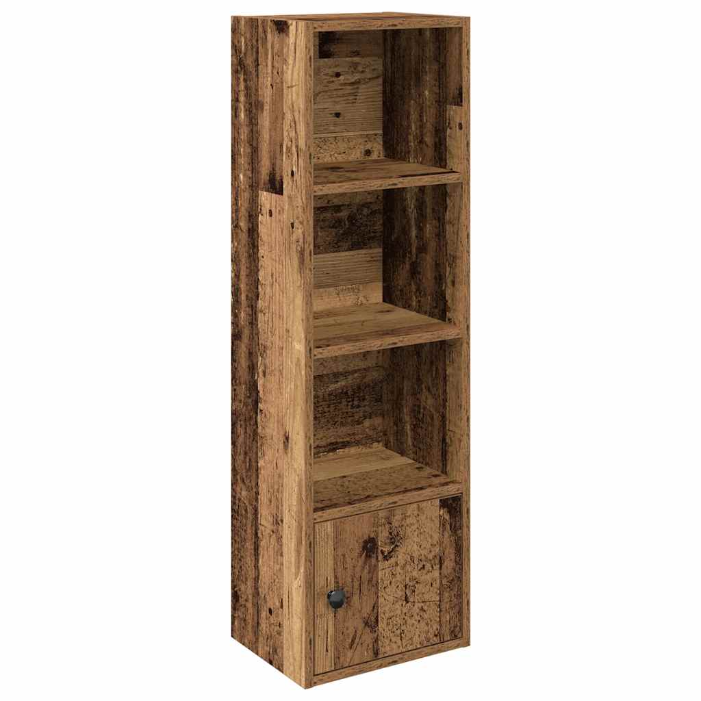 Bibliothèque vieux bois 31x24x102 cm bois d'ingénierie - XIOS