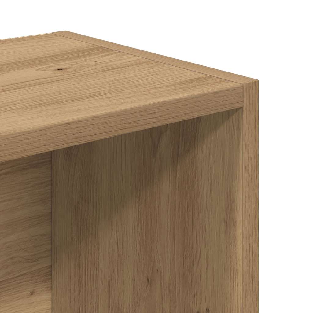 Bibliothèque chêne artisanal 31x24x102 cm bois d'ingénierie - XIOS