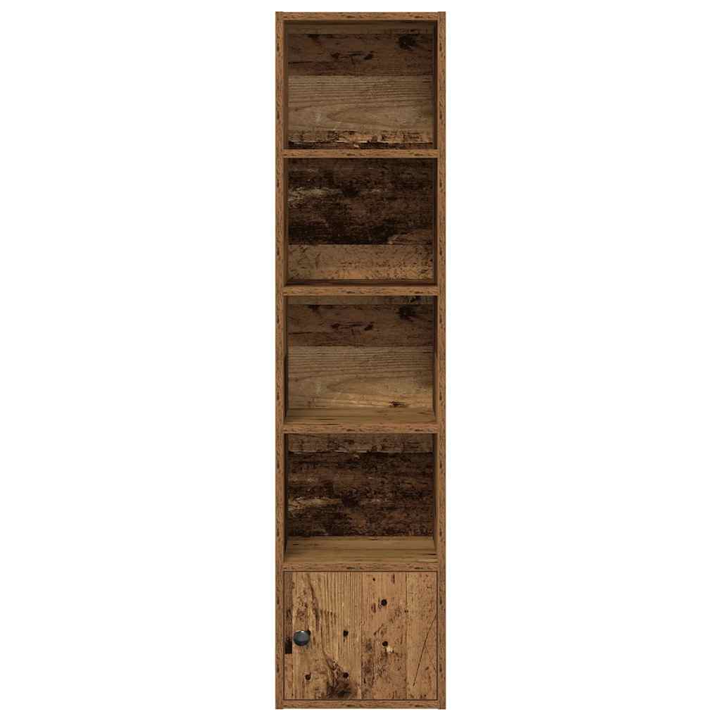 Bibliothèque vieux bois 31x24x127 cm bois d'ingénierie - XIOS