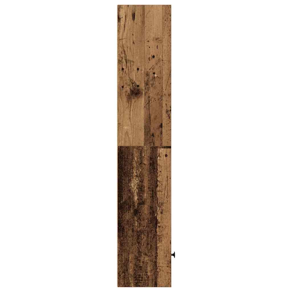 Bibliothèque vieux bois 31x24x127 cm bois d'ingénierie - XIOS