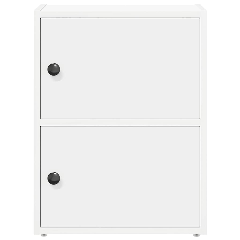 Bibliothèque blanc 40x24x52 cm bois d'ingénierie - XIOS