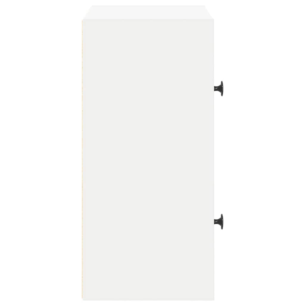 Bibliothèque blanc 40x24x52 cm bois d'ingénierie - XIOS