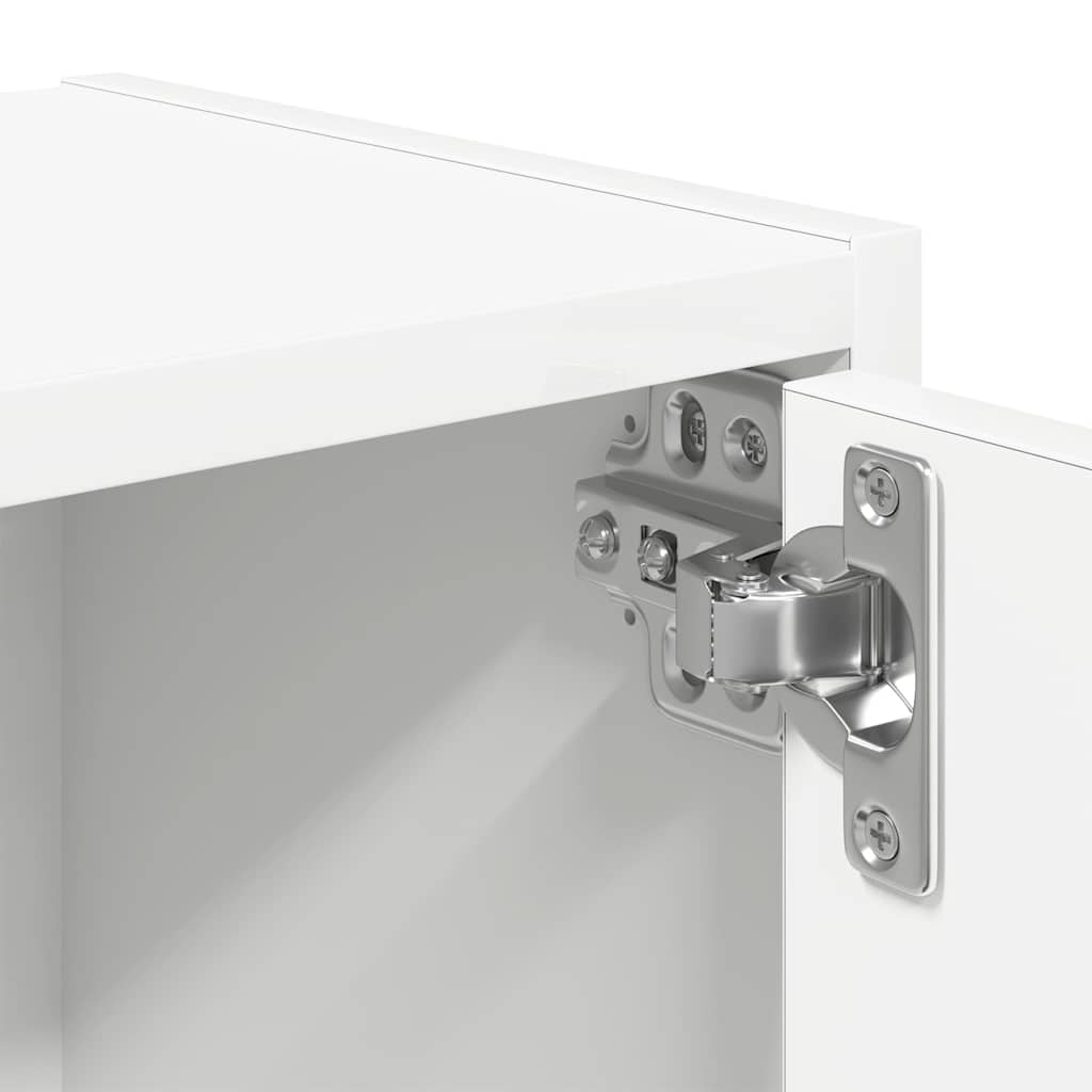 Bibliothèque blanc 40x24x52 cm bois d'ingénierie - XIOS