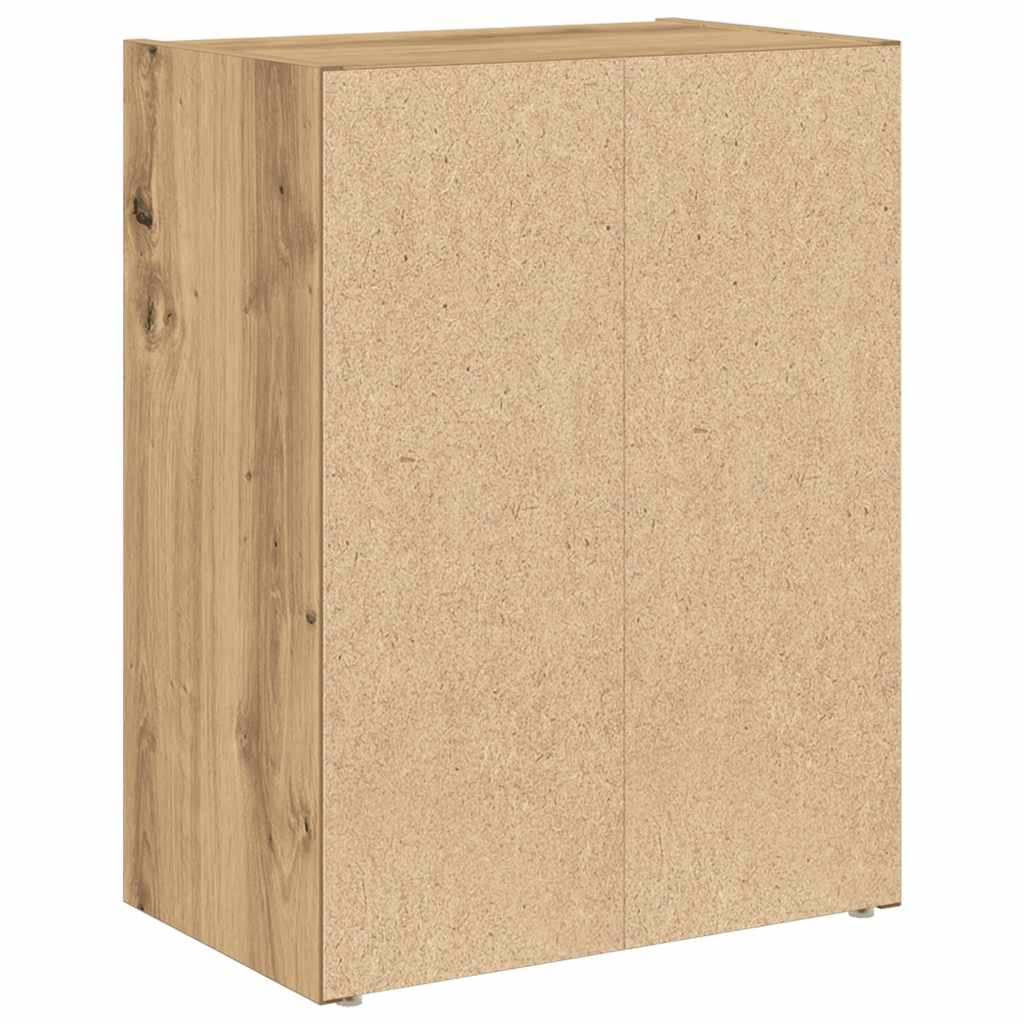 Bibliothèque chêne artisanal 40x24x52 cm bois d'ingénierie - XIOS