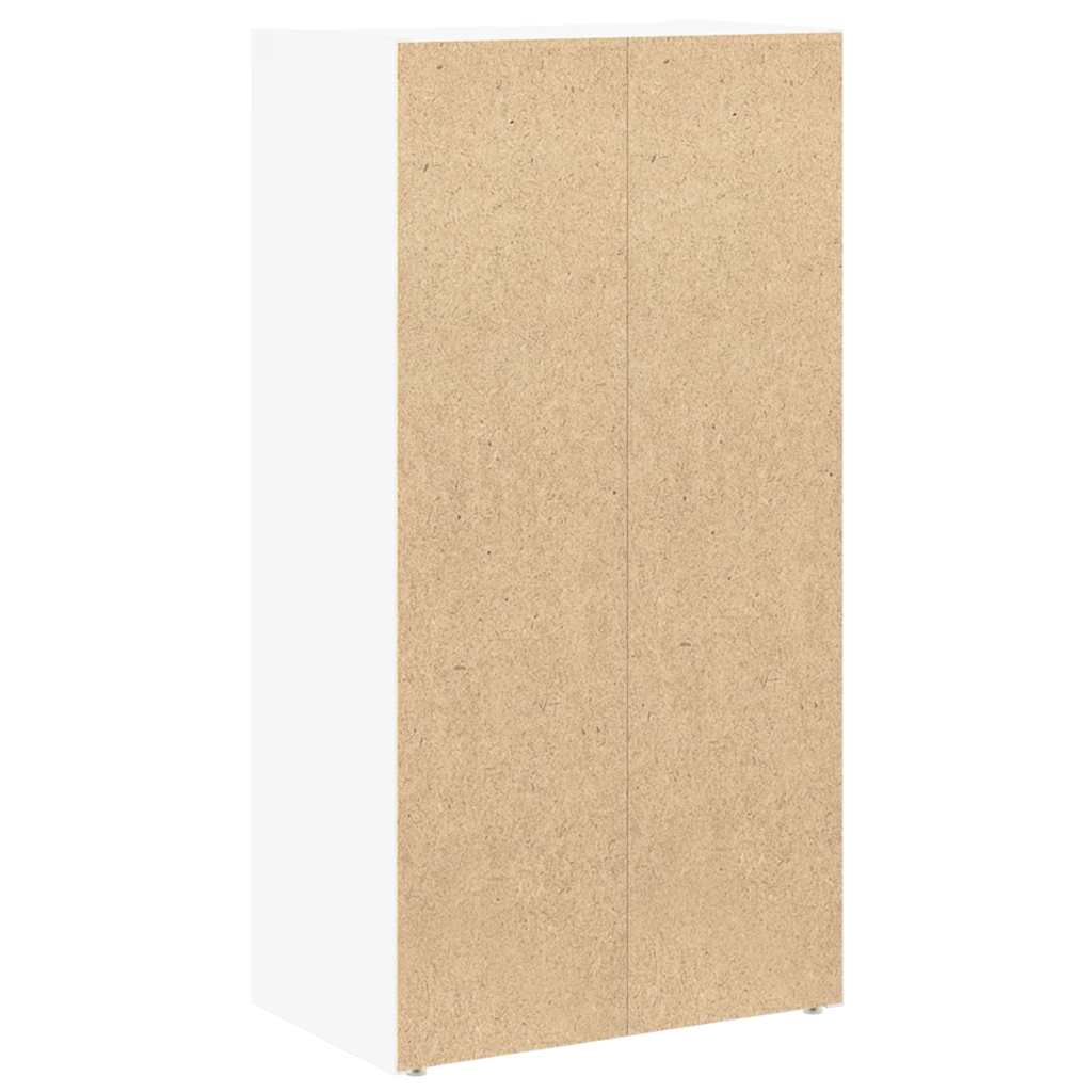 Bibliothèque blanc 40x24x77 cm bois d'ingénierie - XIOS
