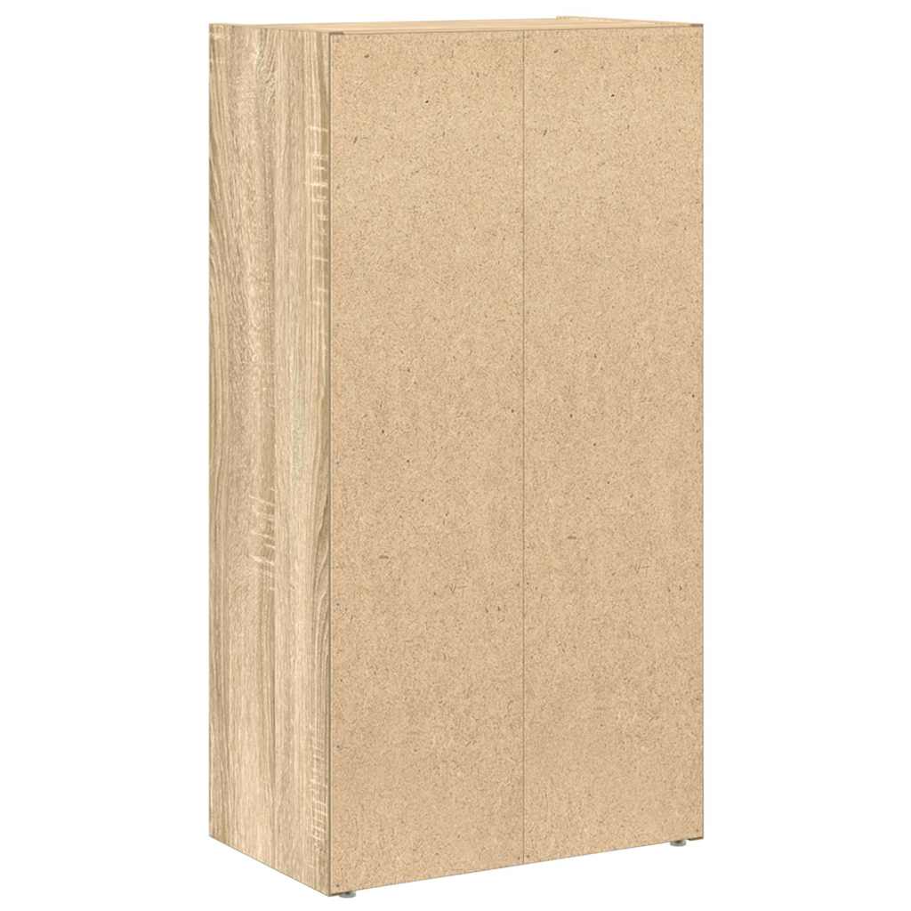 Bibliothèque chêne sonoma 40x24x77 cm bois d'ingénierie