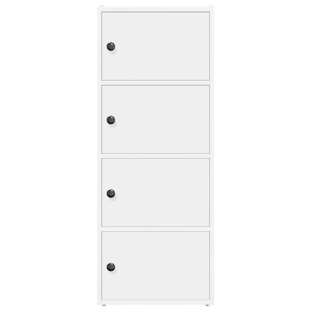 Bibliothèque blanc 40x24x102 cm bois d'ingénierie - XIOS