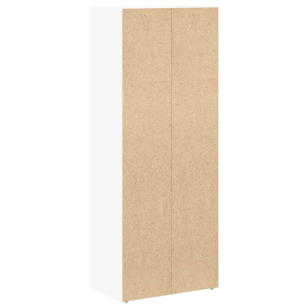 Bibliothèque blanc 40x24x102 cm bois d'ingénierie - XIOS