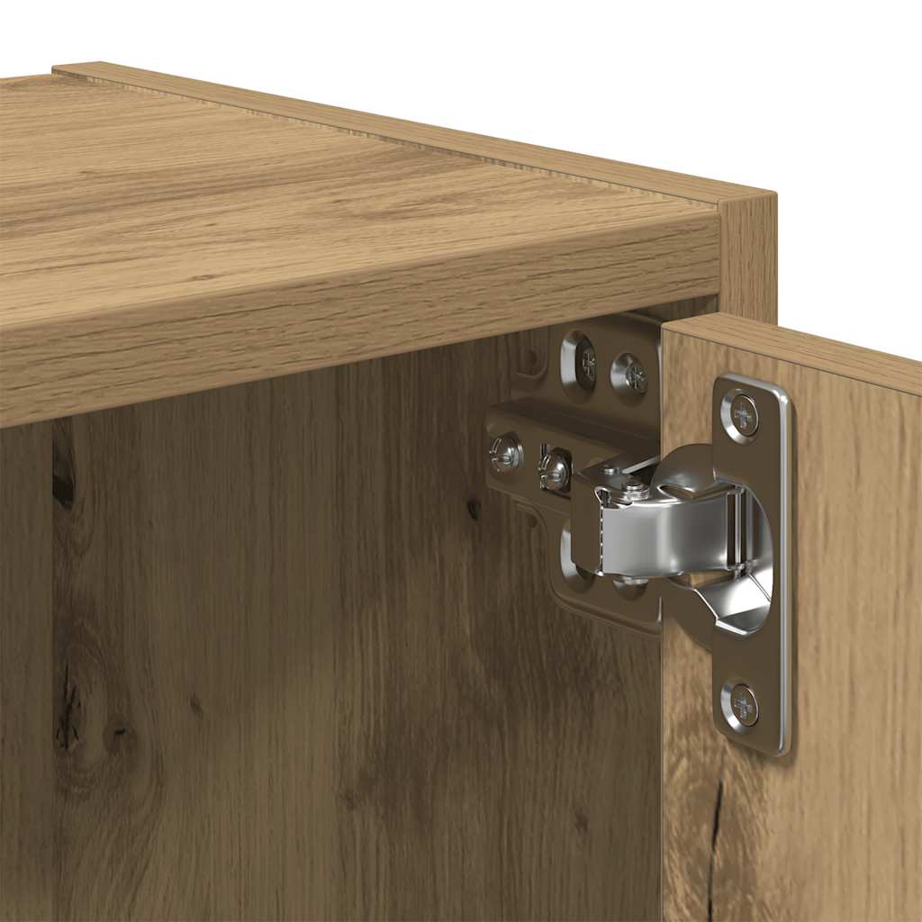 Bibliothèque chêne artisanal 40x24x102 cm bois d'ingénierie - XIOS