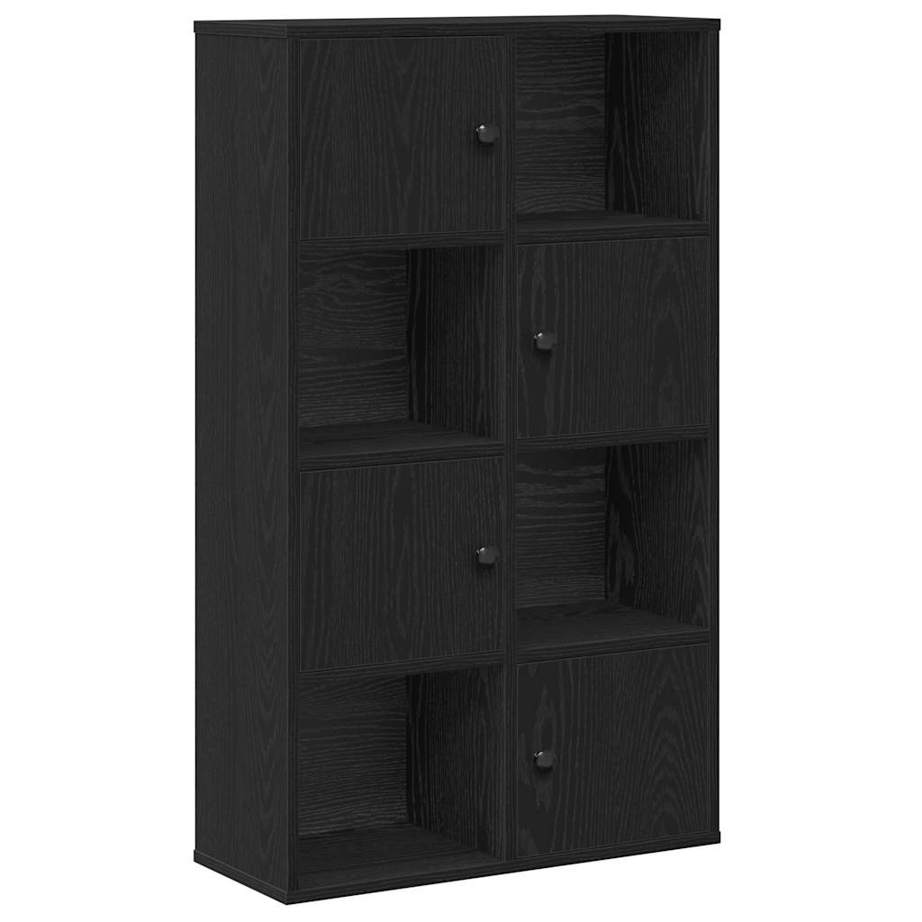 Bibliothèque chêne noir 60x24x101,5 cm bois d'ingénierie - XIOS