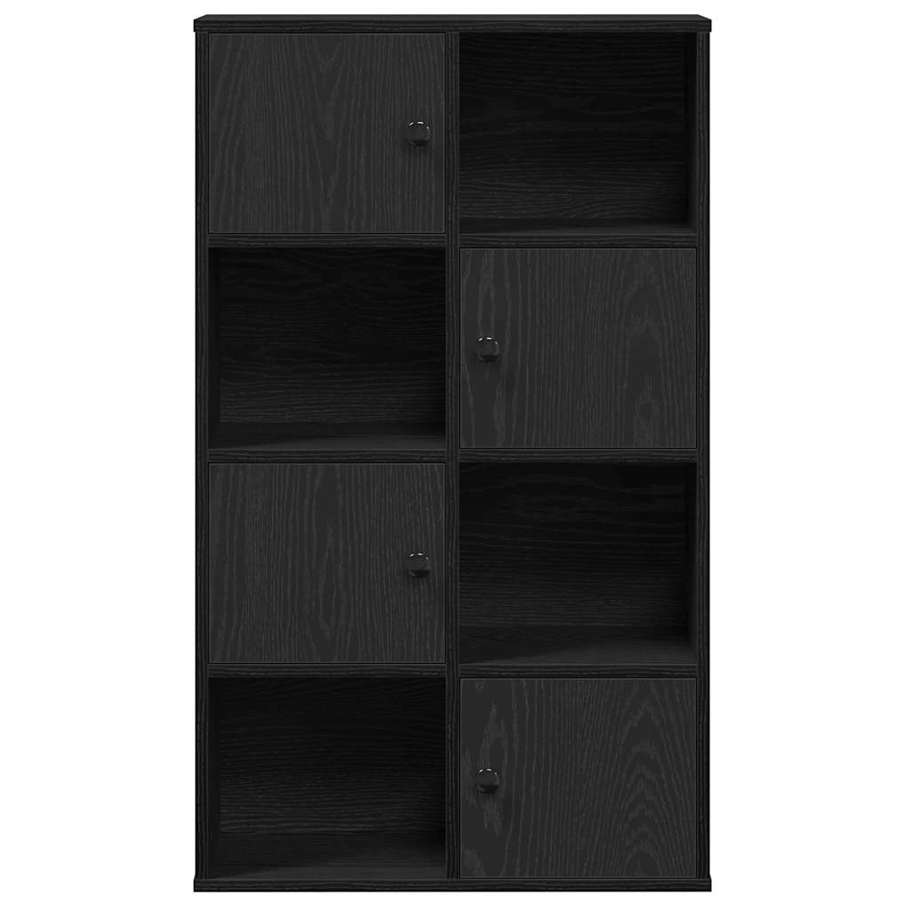 Bibliothèque chêne noir 60x24x101,5 cm bois d'ingénierie - XIOS