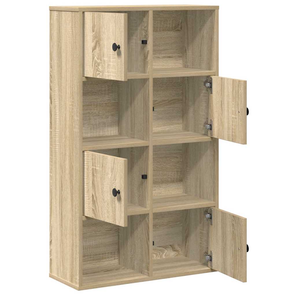 Bibliothèque chêne sonoma 60x24x101,5 cm bois d'ingénierie - XIOS