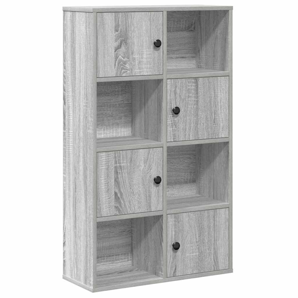 Bibliothèque sonoma gris 60x24x101,5 cm bois d'ingénierie - XIOS