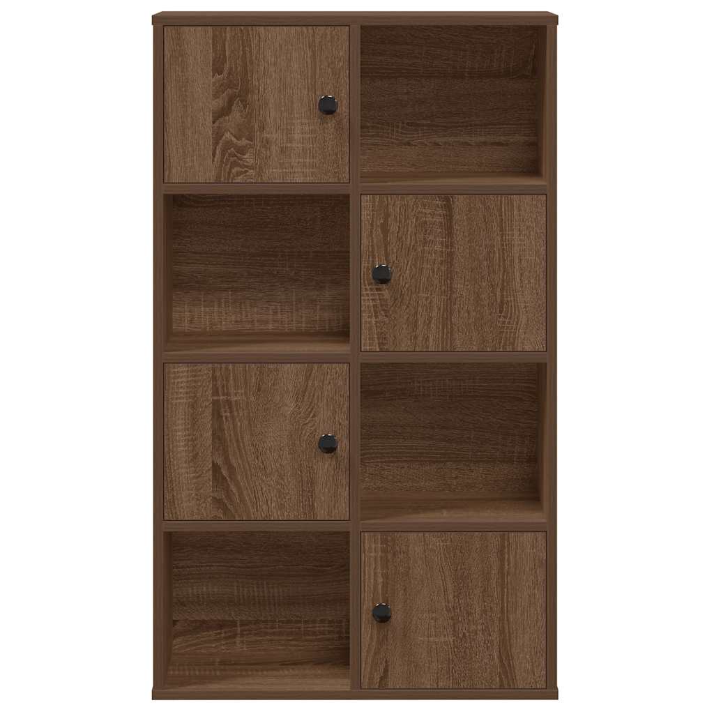Bibliothèque chêne marron 60x24x101,5 cm bois d'ingénierie - XIOS