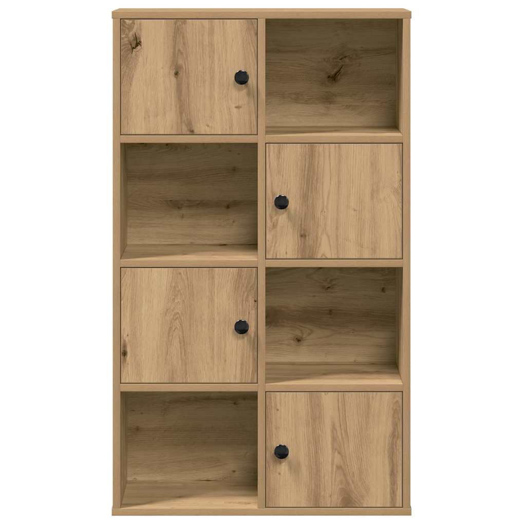 Bibliothèque chêne artisanal 60x24x101,5 cm bois d'ingénierie - XIOS