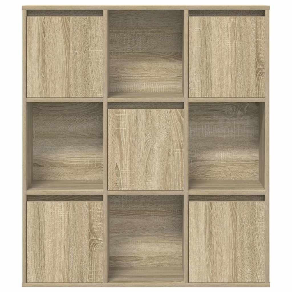 Bibliothèque chêne sonoma 89x24x101,5 cm bois d'ingénierie - XIOS