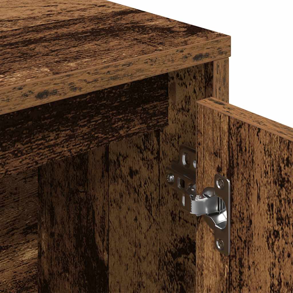 Bibliothèque vieux bois 89x24x101,5 cm bois d'ingénierie - XIOS