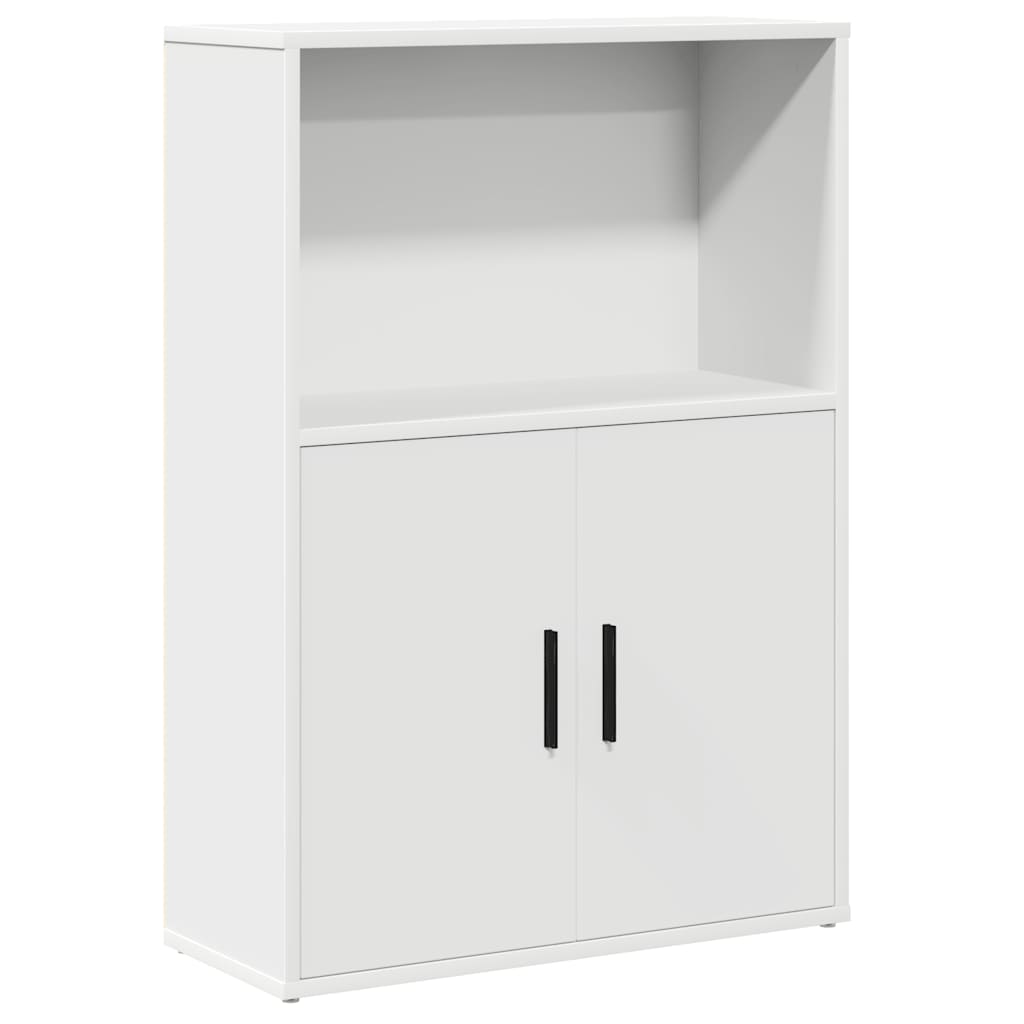 Bibliothèque blanc 60x24x85 cm bois d'ingénierie - XIOS