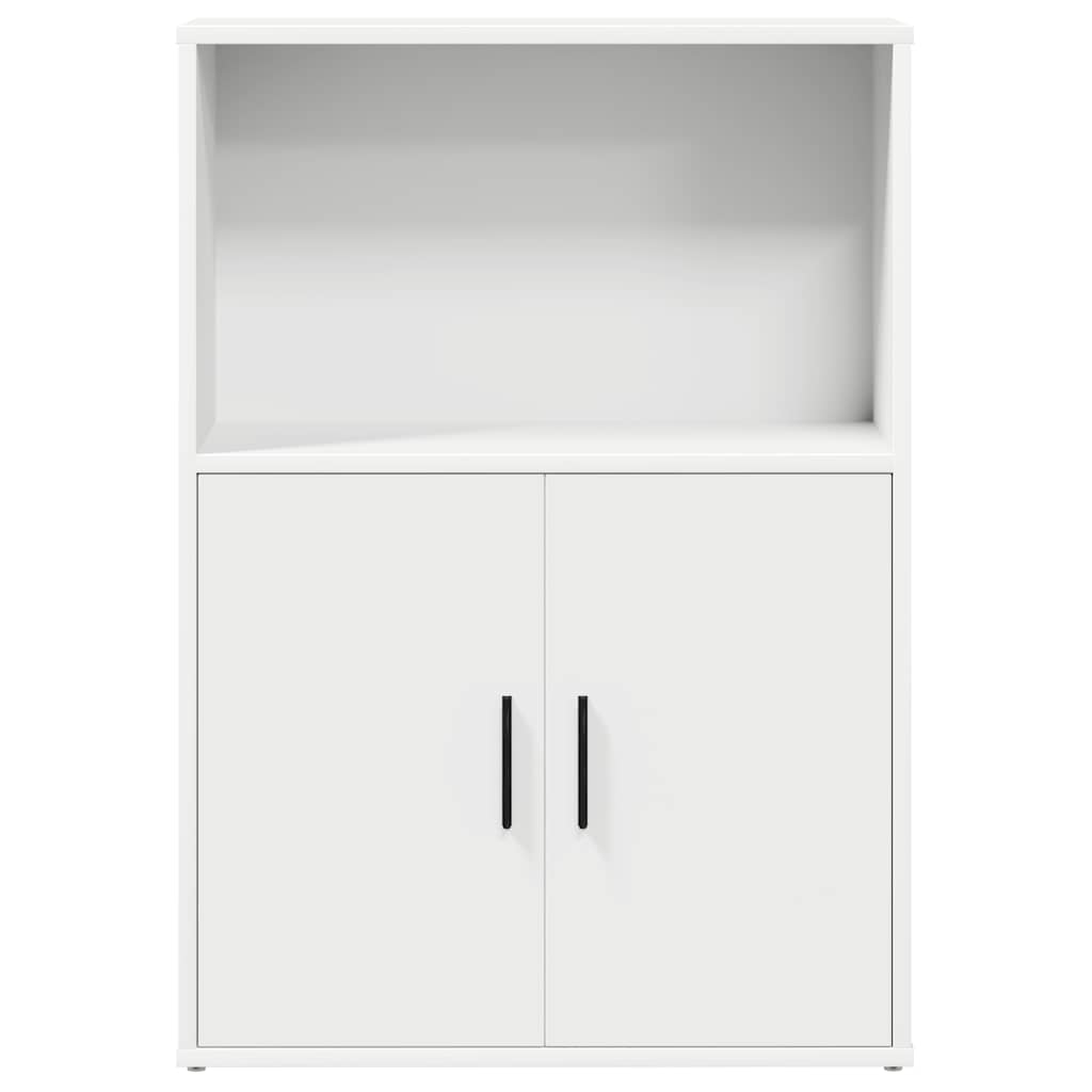 Bibliothèque blanc 60x24x85 cm bois d'ingénierie - XIOS