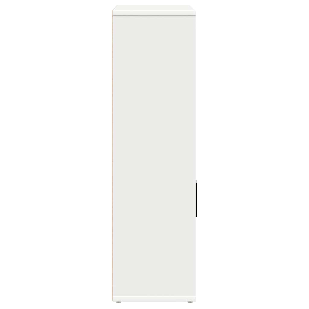 Bibliothèque blanc 60x24x85 cm bois d'ingénierie - XIOS