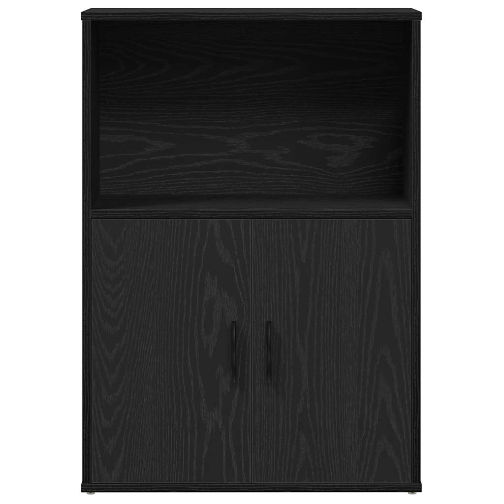 Bibliothèque chêne noir 60x24x85 cm bois d'ingénierie - XIOS