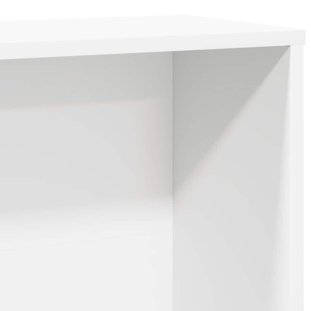 Bibliothèque blanc 60x24x120 cm bois d'ingénierie - XIOS
