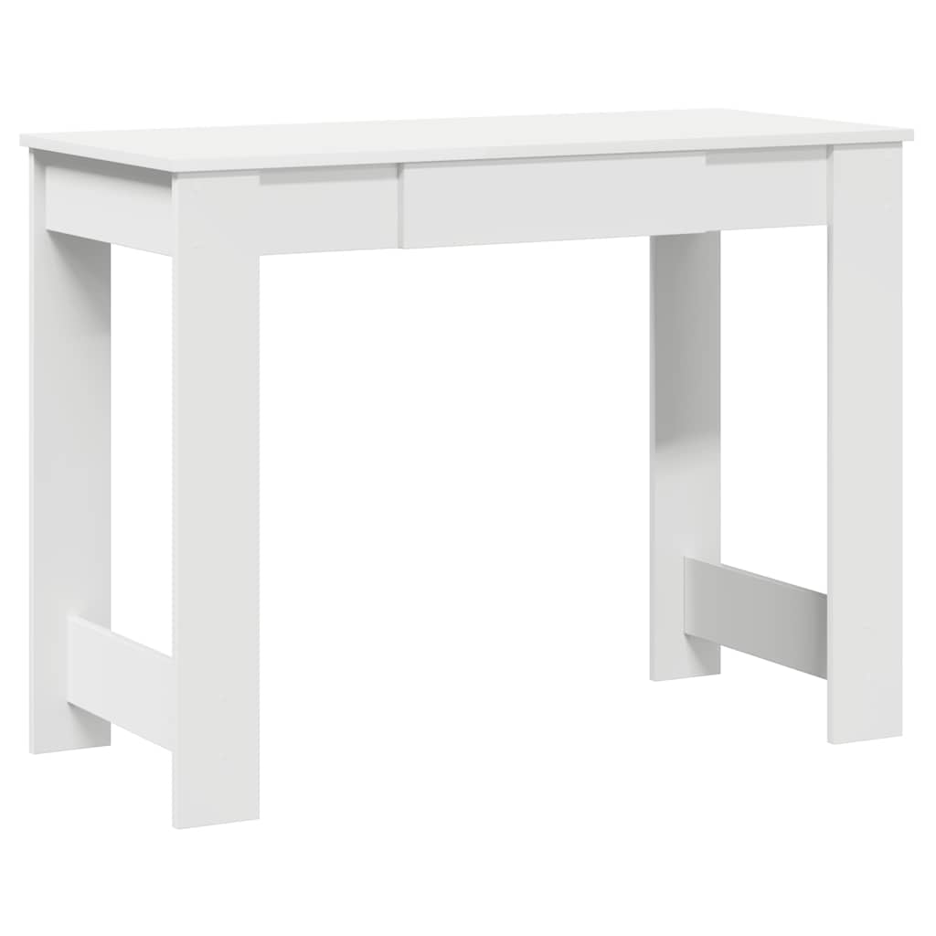 Bureau blanc 100x45x75 cm bois d'ingénierie - XIOS