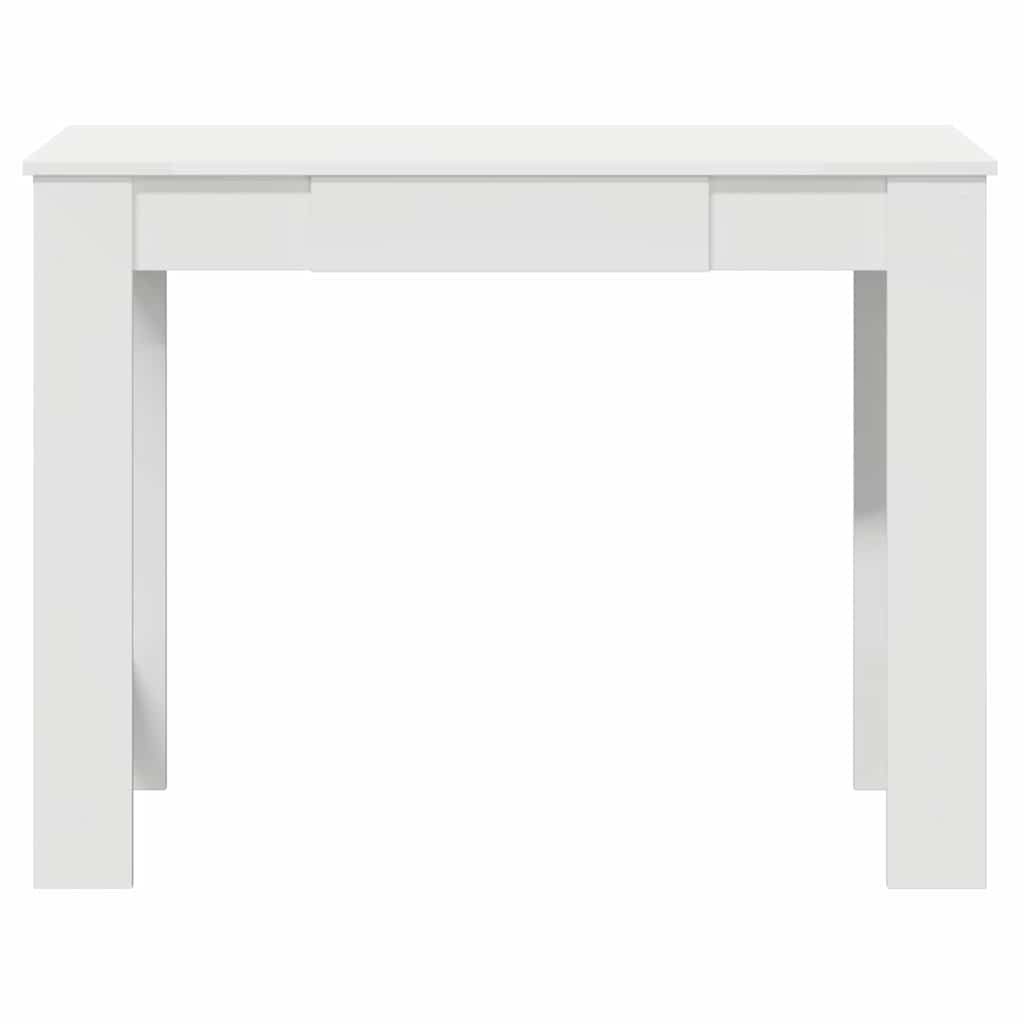 Bureau blanc 100x45x75 cm bois d'ingénierie - XIOS