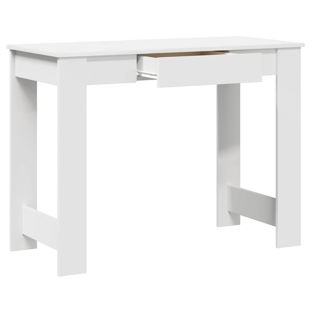 Bureau blanc 100x45x75 cm bois d'ingénierie - XIOS