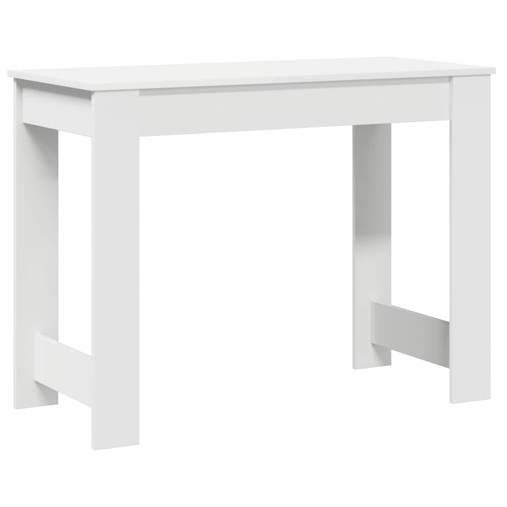 Bureau blanc 100x45x75 cm bois d'ingénierie - XIOS