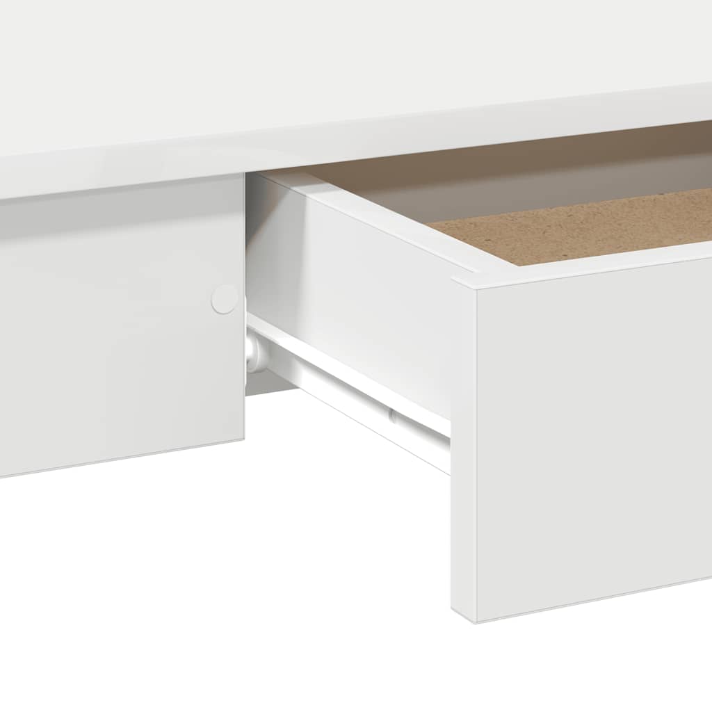 Bureau blanc 100x45x75 cm bois d'ingénierie - XIOS
