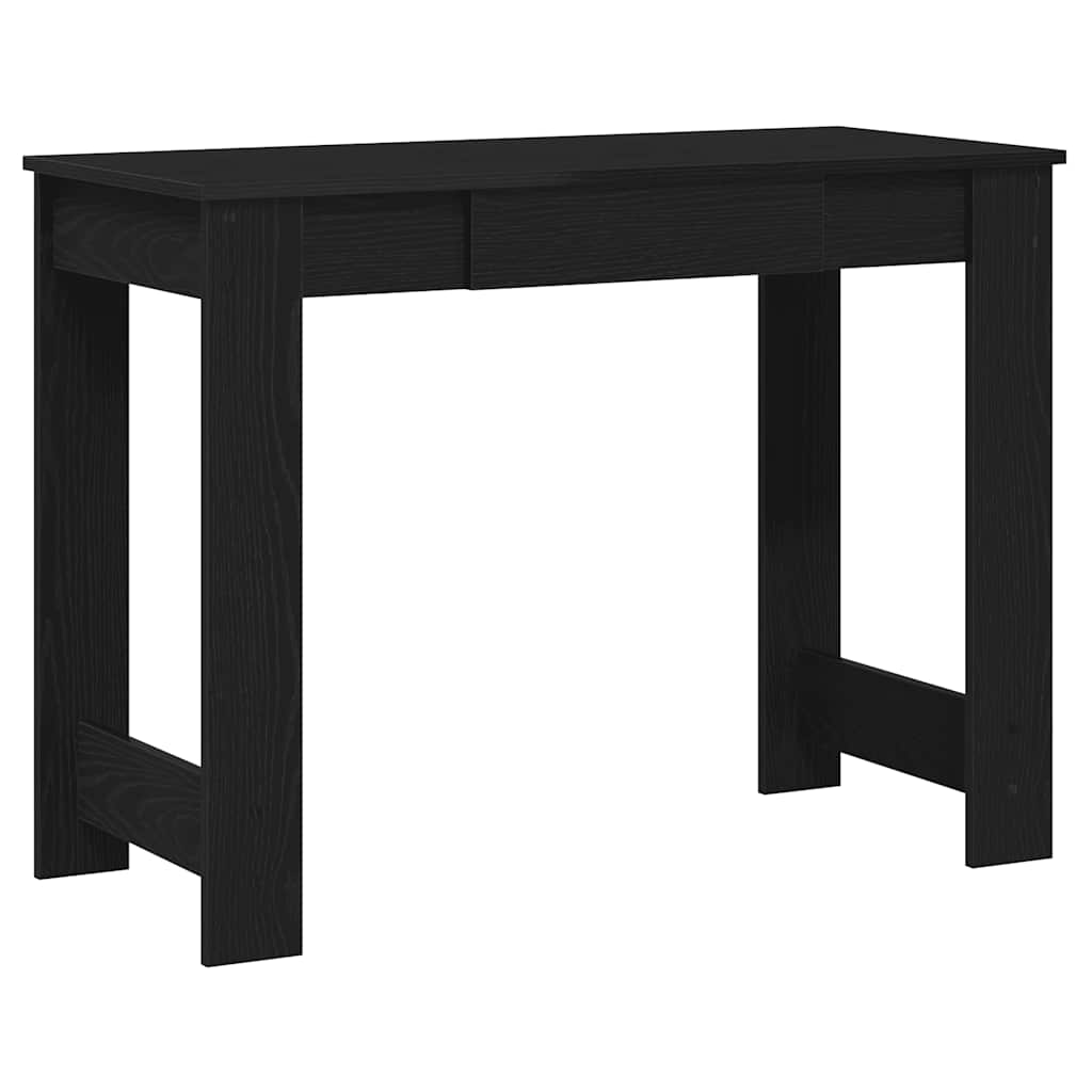 Bureau noir 100x45x75 cm bois d'ingénierie - XIOS