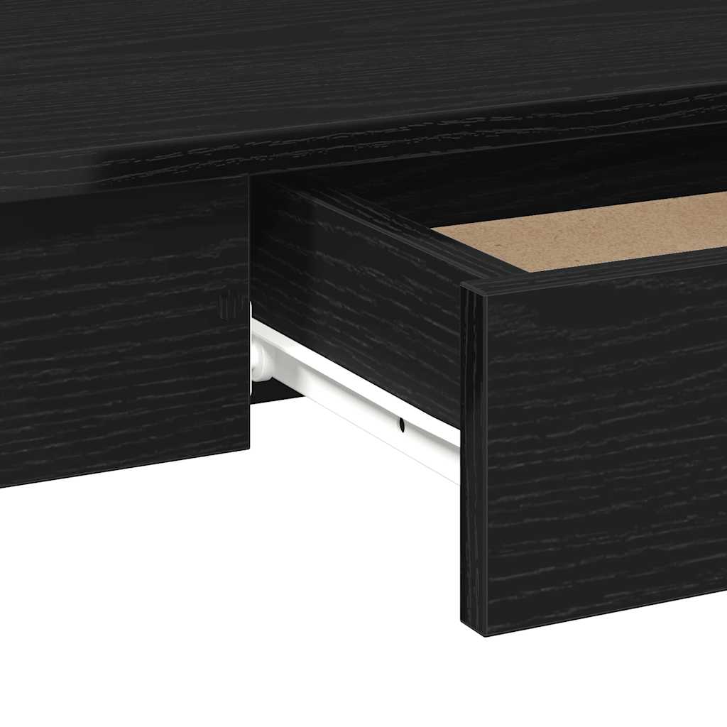 Bureau noir 100x45x75 cm bois d'ingénierie - XIOS