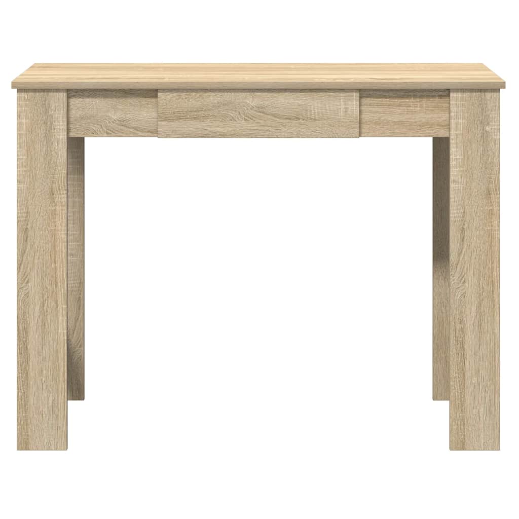 Bureau chêne sonoma 100x45x75 cm bois d'ingénierie - XIOS