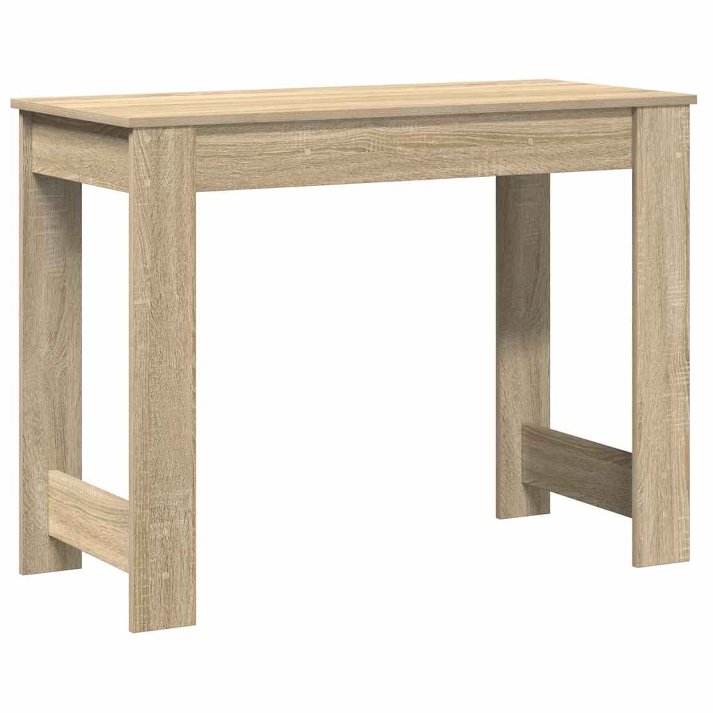 Bureau chêne sonoma 100x45x75 cm bois d'ingénierie - XIOS