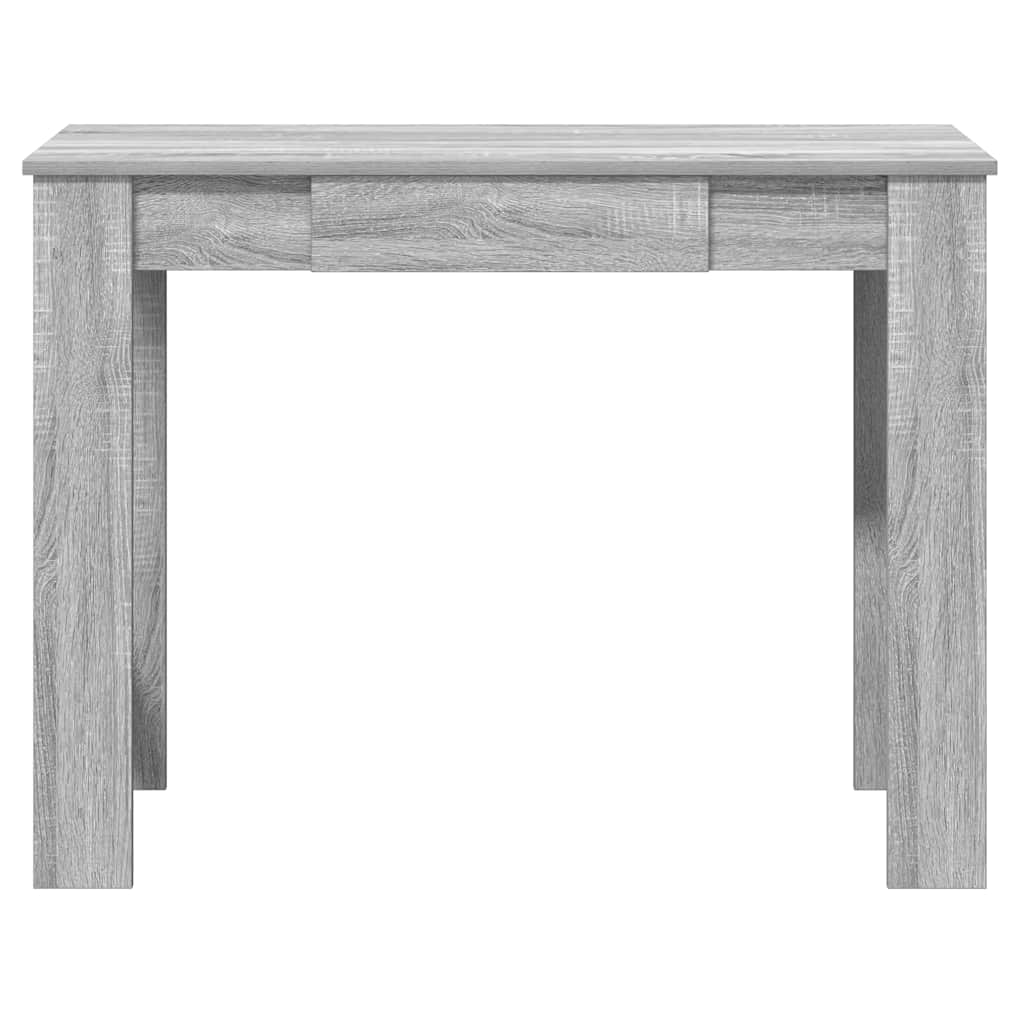 Bureau sonoma gris 100x45x75 cm bois d'ingénierie - XIOS