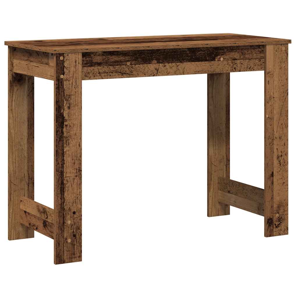 Bureau vieux bois 100x45x75 cm bois d'ingénierie - XIOS
