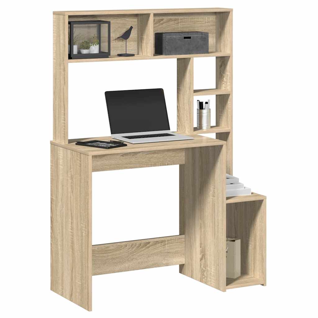 Bureau avec étagères chêne sonoma 100x45x140 cm - XIOS
