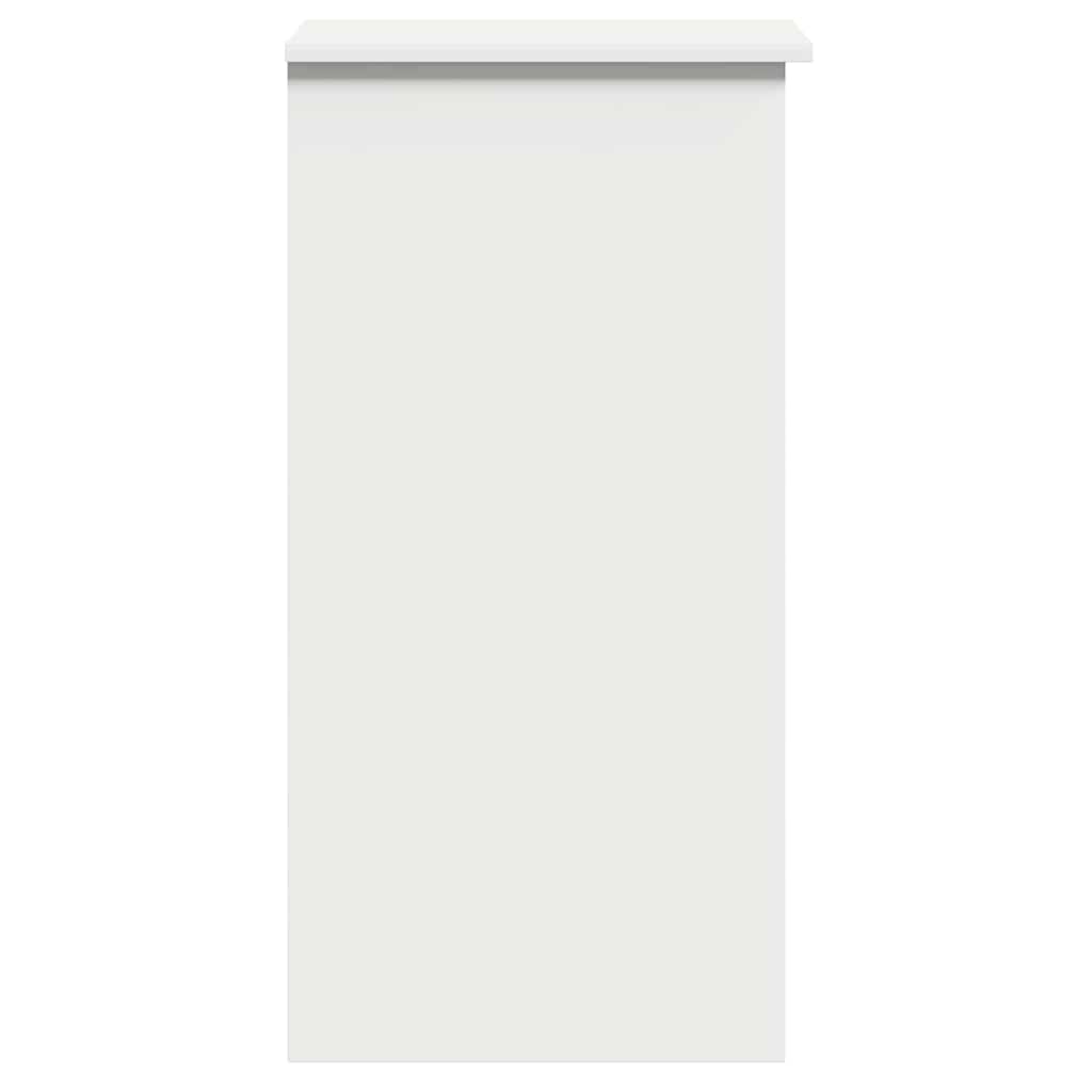 Bureau avec étagères blanc 84x40x78 cm bois d'ingénierie - XIOS