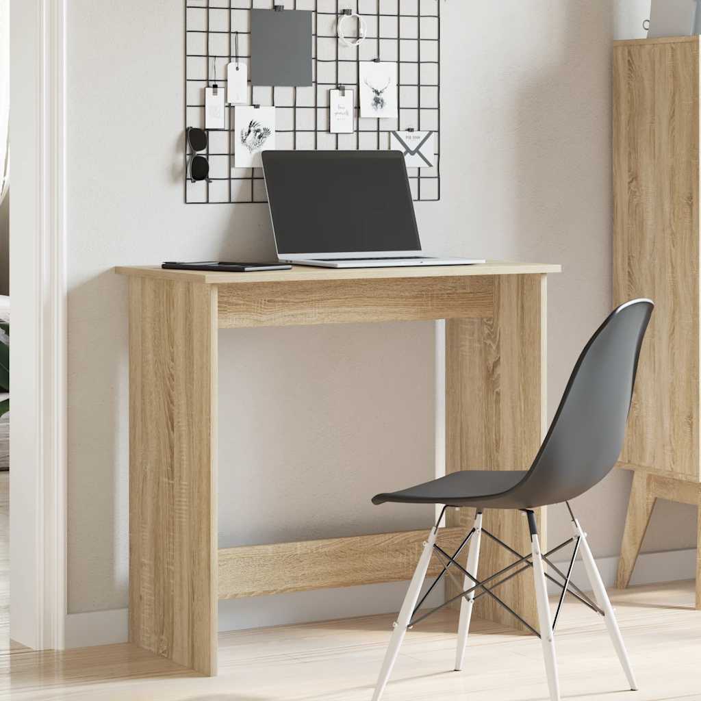 Bureau Chêne Sonoma 80x40x75 cm Aggloméré - XIOS
