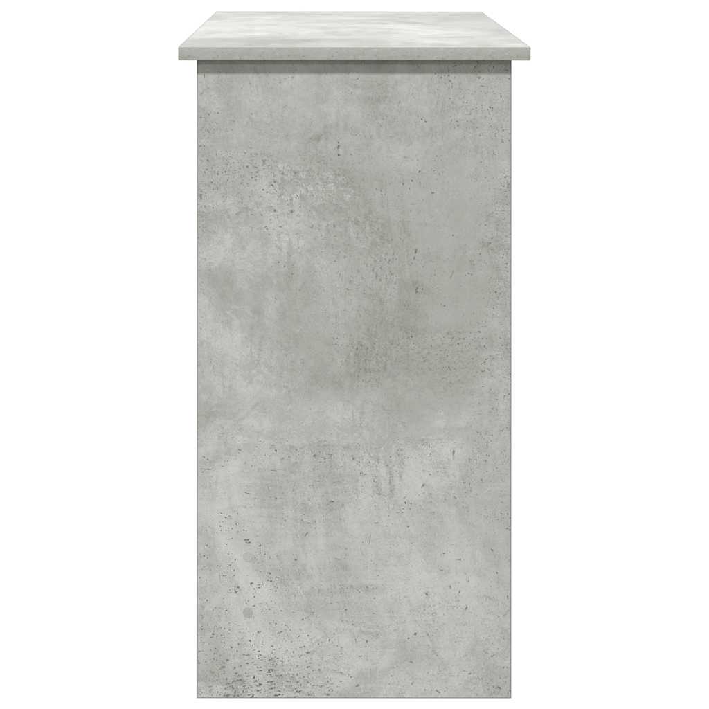 Bureau Gris béton 80x40x75 cm Aggloméré - XIOS