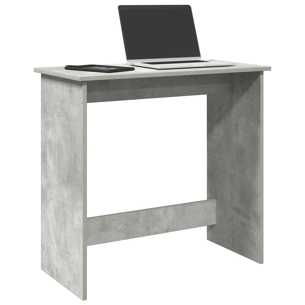 Bureau Gris béton 80x40x75 cm Aggloméré - XIOS