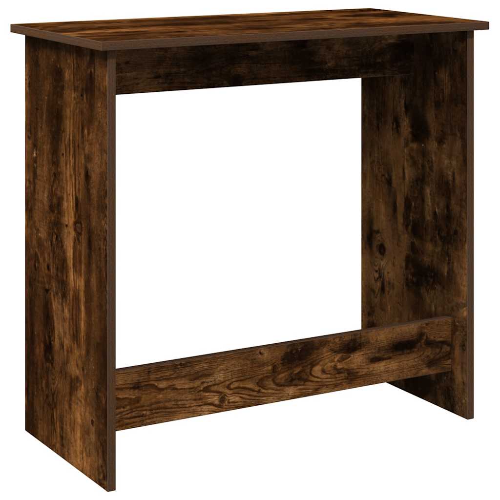 Bureau chêne fumé 80x40x75 cm bois d'ingénierie - XIOS