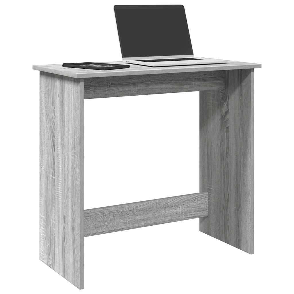 Bureau sonoma gris 80x40x75 cm bois d'ingénierie - XIOS