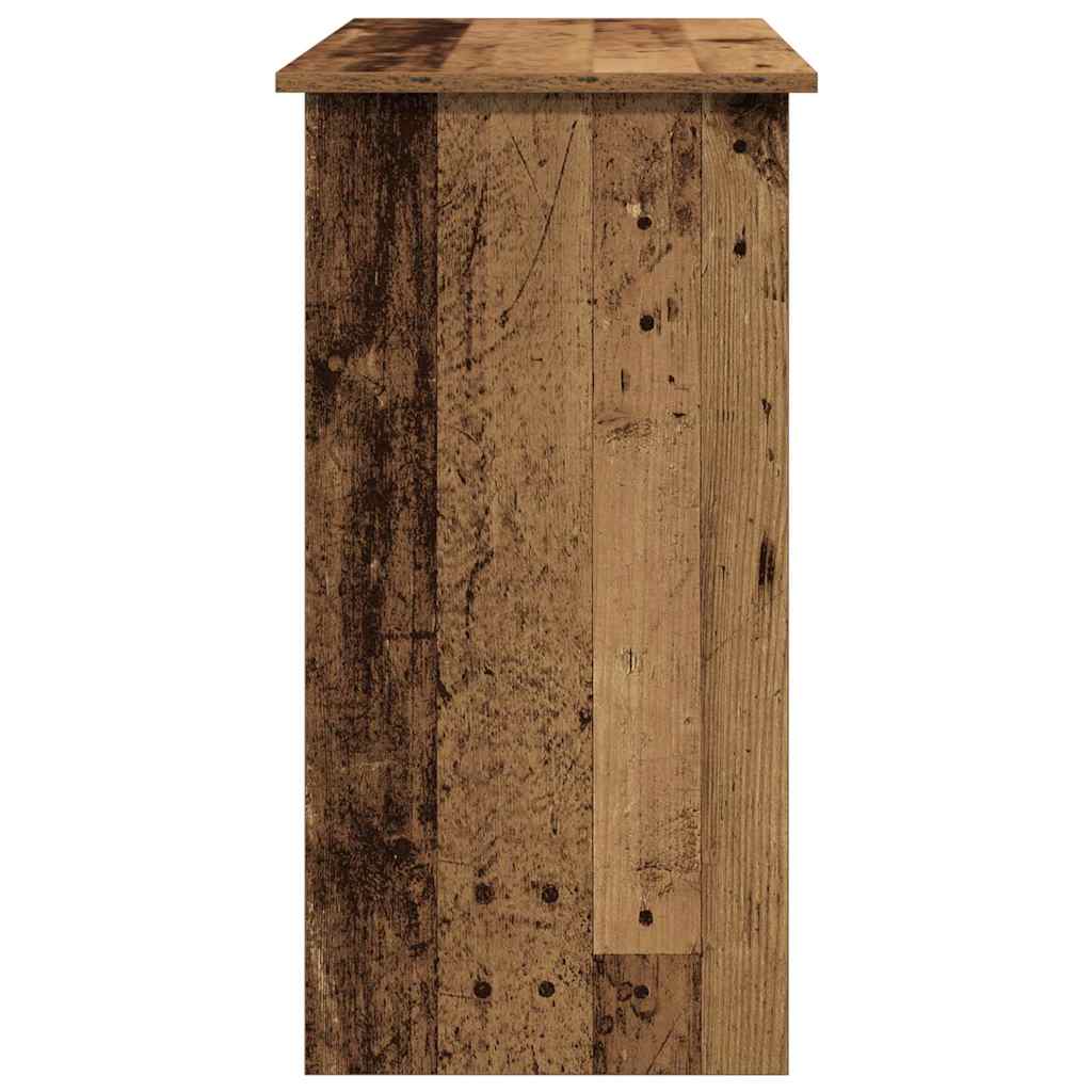 Bureau style vieux bois 80x40x75 cm bois d'ingénierie - XIOS