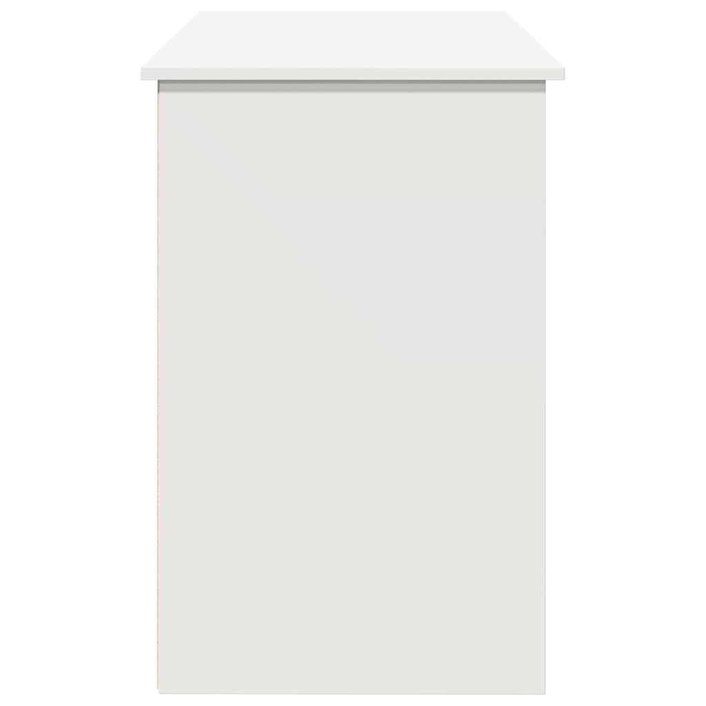Bureau blanc 102x50x75 cm bois d'ingénierie - XIOS